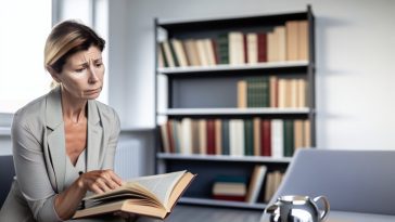 Une personne assise seule dans une pièce sombre, la tête entre les mains.