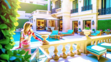 Un homme en costume, regardant un paysage urbain depuis le toit d'un gratte-ciel.