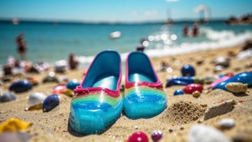 chaussures méduses plage