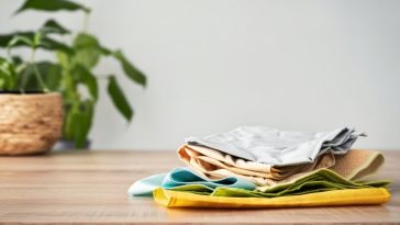 Faites un geste pour l'environnement : fabriquez vos propres lingettes nettoyantes lavables et réutilisables