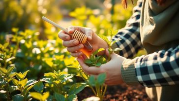 Bouturage réussi : le miel, l'allié secret des jardiniers