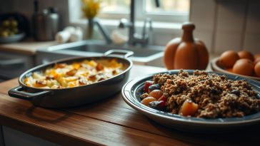 Recettes réconfortantes d'automne : Gratin de topinambours au fromage et Crumble aux fruits de saison
