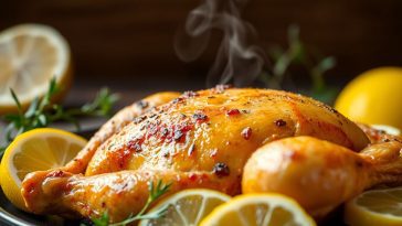 Le poulet rôti au citron : la recette secrète pour une tendreté inégalée