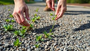 Comment éliminer les mauvaises herbes dans le gravier : 10 astuces efficaces et naturelles
