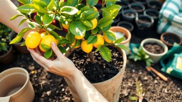Comment réussir le rempotage de votre citronnier : guide complet (terreau, pot, drainage)