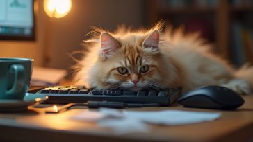 Pourquoi mon chat s'obstine à dormir sur mon clavier d'ordinateur ? Les vraies raisons