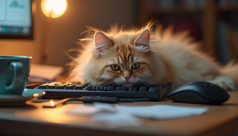 Pourquoi mon chat s'obstine à dormir sur mon clavier d'ordinateur ? Les ...