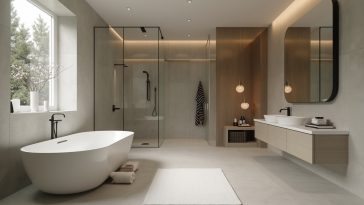 3 alternatives design aux douches à l'italienne pour une salle de bains contemporaine