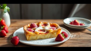 Clafoutis aux fraises et lait d'amande : la recette qui revisite le dessert traditionnel