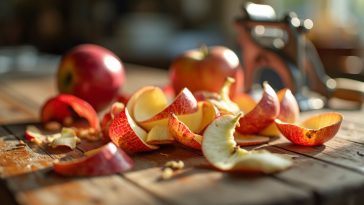 Ne jetez plus vos épluchures de pommes : découvrez 10 astuces surprenantes pour les réutiliser !