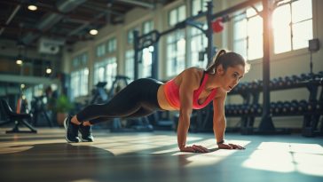 une femme fait des exercices de fitness