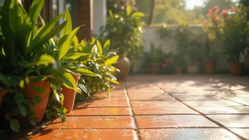 Redonnez éclat et fraîcheur à vos dalles de terrasse avec ces techniques simples et rapides !