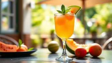Apéritif melon-basilic : la boisson qui étonne et ravit les papilles