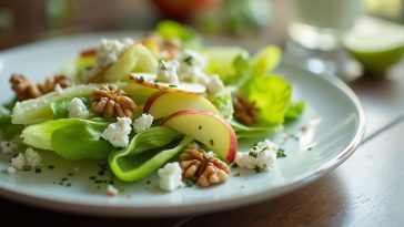 Salade d'endives : la recette parfaite pour une entrée raffinée et légère