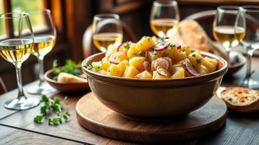 Salade de pommes de terre à la française : le plat convivial par excellence