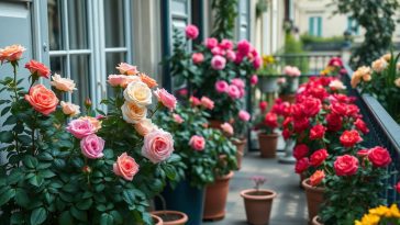 5 astuces essentielles pour réussir vos rosiers en pot sur balcon ou terrasse