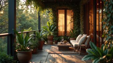 6 astuces ingénieuses pour créer un balcon intime à l'abri des regards indiscrets