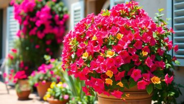 Bougainvillier en pot : le protocole secret pour déclencher une explosion florale