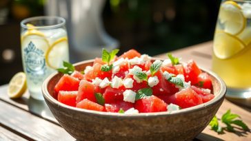 Cette salade à la pastèque qui va révolutionner vos repas de canicule