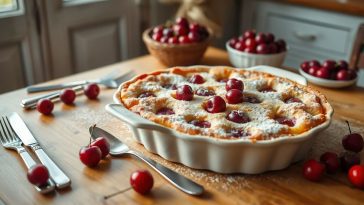 Clafoutis aux cerises : la recette traditionnelle facile et gourmande pour régaler toute la famille