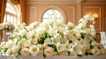 Fleurs de cérémonies : le blanc est de rigueur