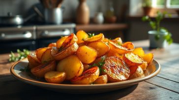 La recette de pommes de terre au four croustillantes qui fait l'unanimité