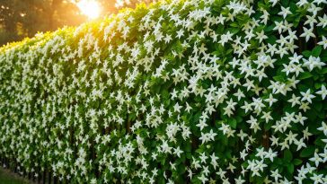 le jasmin étoilé transforme votre clôture en mur fleuri avant la fin de l’été