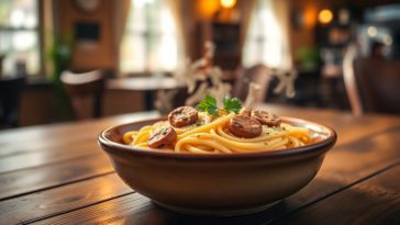 Cette recette de pâtes crémeuses aux champignons et saucisse va complètement bouleverser vos dîners