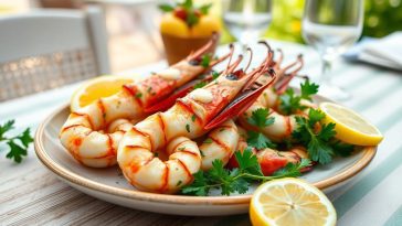 Recette de scampis au beurre allégé au grill : savoureux et léger pour l'été