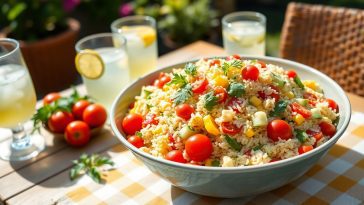 Recette salade de riz express : la solution fraîcheur qui sauve vos repas d'été en 15 minutes chrono