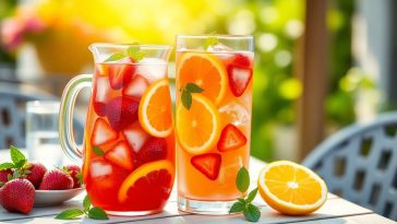 Sangria aux fraises sans alcool : la boisson parfaite pour un été rafraîchissant