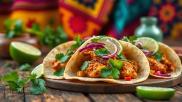 Tacos au poulet chili-lime: une explosion de saveurs mexicaines authentiques