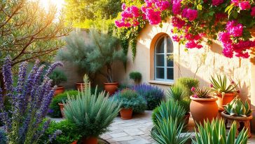 Transformez votre jardin en oasis méditerranéenne grâce à ces 6 plantes incontournables cette année