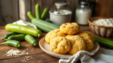 Impossible d’y résister : des biscuits aux courgettes croustillants et légers