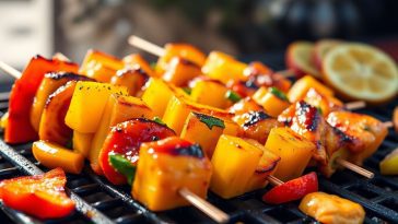 Brochettes Hawaïennes au Beurre Miel-Sriracha : La Recette BBQ qui Révolutionne Vos Grillades