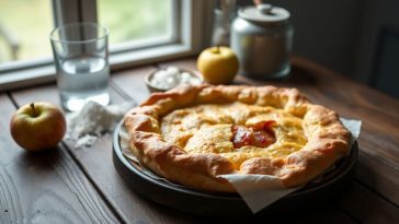 Avec juste de l’eau, un fruit abîmé et de la farine, ce dessert surprend tout le monde