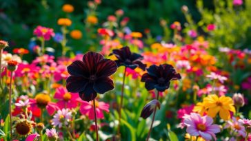 Ces fleurs noires méconnues créent un contraste spectaculaire dans le jardin d'été