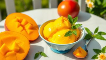 Cette crème glacée à la mangue si facile à préparer va faire oublier tous vos desserts d’été
