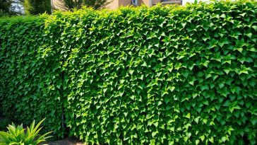 Cette plante grimpante transforme n’importe quel grillage en mur végétal dense, vert et sans effort