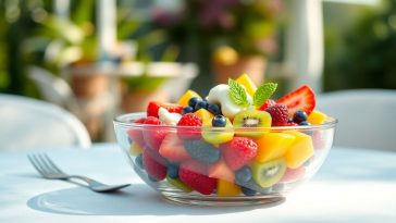 Cette salade de fruits au fromage blanc fait fondre 3 kilos en une semaine de vacances