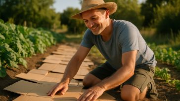 Pourquoi il faut absolument couvrir la terre avec des cartons pendant la canicule