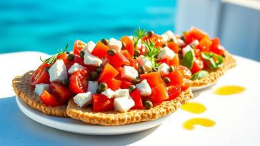 Dakos crétois : la recette méditerranéenne parfaite pour rafraîchir vos étés
