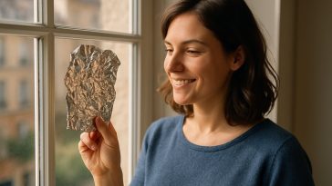 Une feuille d’alu froissée à la fenêtre ? Ce geste étonnant bloque la chaleur mieux qu’un rideau thermique