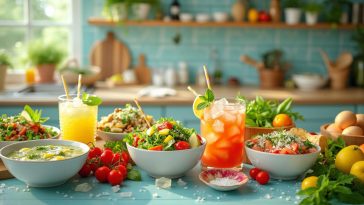 Menu de la semaine du 21 au 27 juillet 2025 : idées fraîches pour affronter la canicule