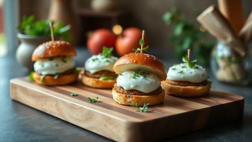 Ces mini burgers apéro au chèvre vont faire un carton à votre prochaine soirée entre amis