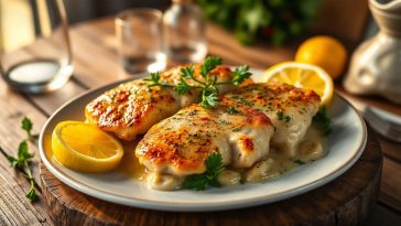 Vous n’allez plus jamais préparer le poulet sans cette sauce citron-ail ultra crémeuse