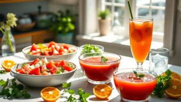 Découvrez 3 recettes fraîches, incontournables, pour affronter les journées de canicule