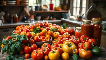 Récolte de tomates débordante : 6 recettes maison pour transformer votre surplus en délices