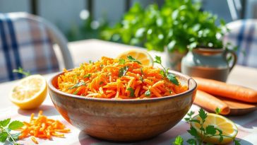 Salade de carottes râpées sans huile : la recette fraîcheur qui révolutionne vos repas d'été