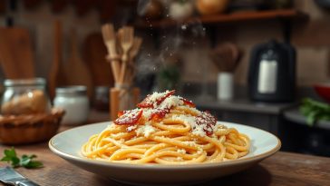 Spaghetti carbonara classiques : secrets et technique de la recette romaine authentique